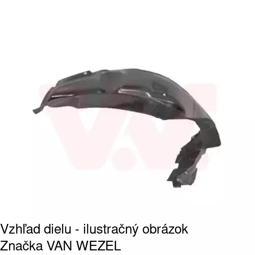 Podblatník (plast) 4047FL2T /POLCAR/ - obr. 1