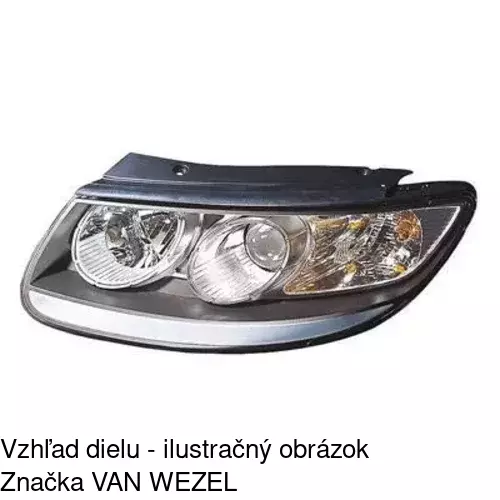 Hlavný reflektor 405109-E /POLCAR/ - obr. 5