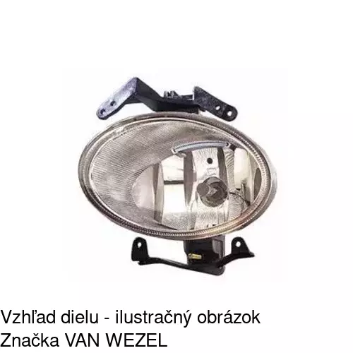 Hmlové svetlo - predné 405129-E /POLCAR/ - obr. 3