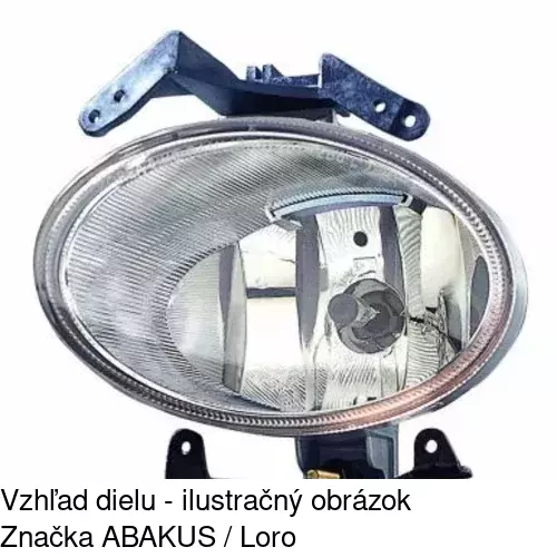 Hmlové svetlo - predné 4051290E /POLCAR/ - obr. 2