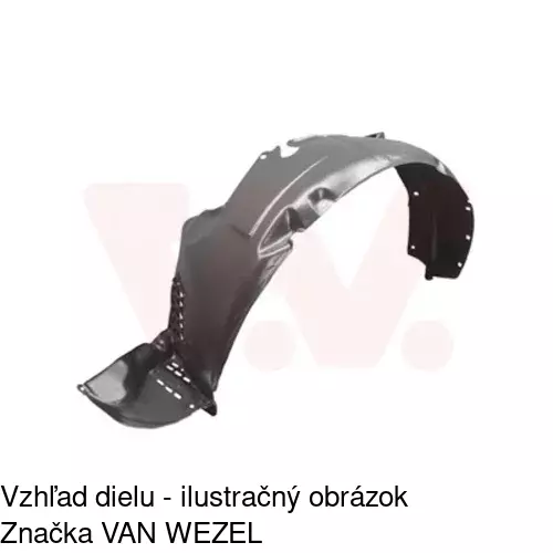 Podblatník (plast) 4052FL1T /POLCAR/ - obr. 1