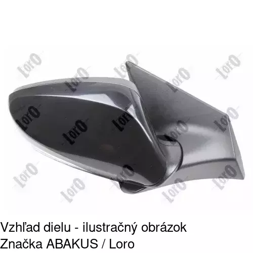 Vonkajšie zrkadlo POLCAR 40C1523E