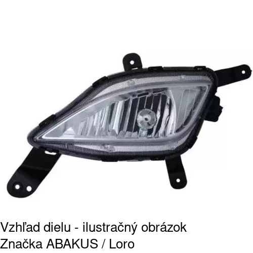 Hmlové svetlo - predné 40C230-E /POLCAR/ - obr. 1