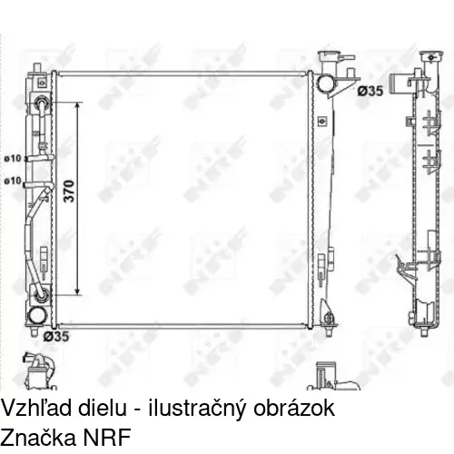 Chladiče vody 4104087K /POLCAR/