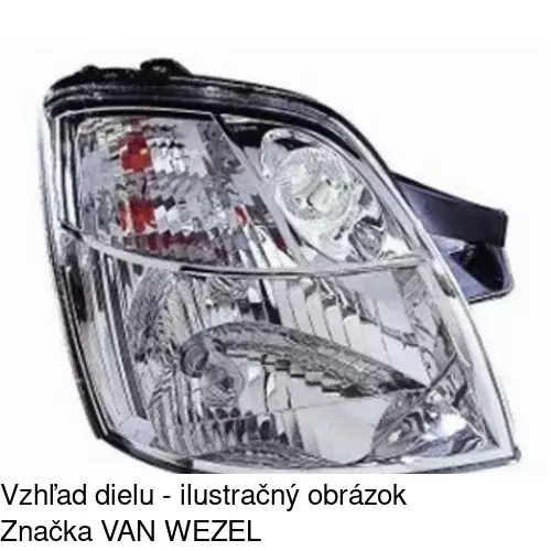 Hlavný reflektor 4106100E /POLCAR/ - obr. 4