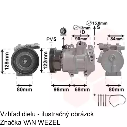 Kompresor AC 4109KS1X /POLCAR/ - obr. 1