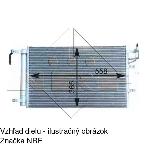 Chladiče klimatizácie 4113K8C1S /POLCAR/ - obr. 1