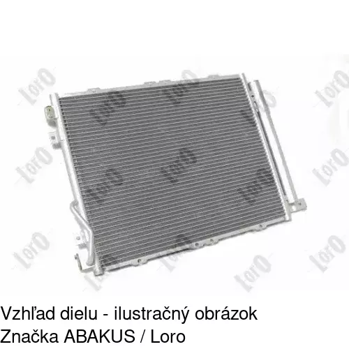 Chladiče klimatizácie 4175K8C2 /POLCAR/ - obr. 1
