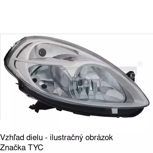 Hlavný reflektor POLCAR 42A109-U