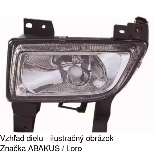 Hmlové svetlo - predné 4509290E /POLCAR/ - obr. 2