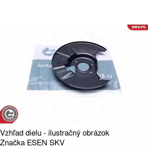 Brzdovy štít 4519OT-5 /POLCAR/ - obr. 2