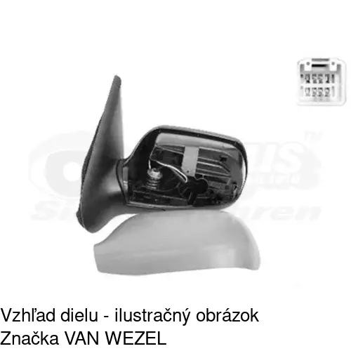 Vonkajšie zrkadlo 4525514M /POLCAR/ - obr. 4