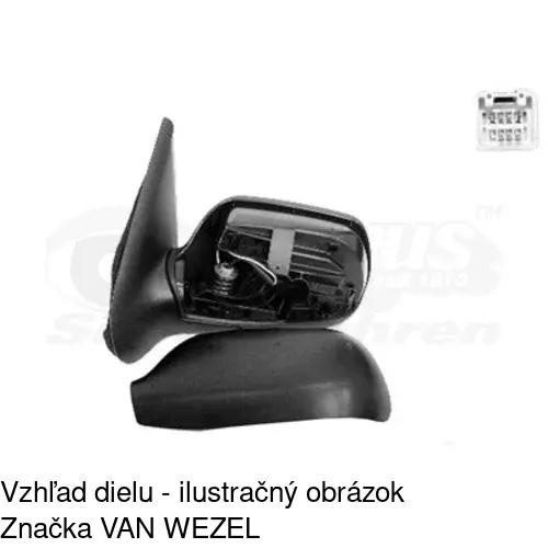 Vonkajšie zrkadlo 4525515M /POLCAR/ - obr. 4