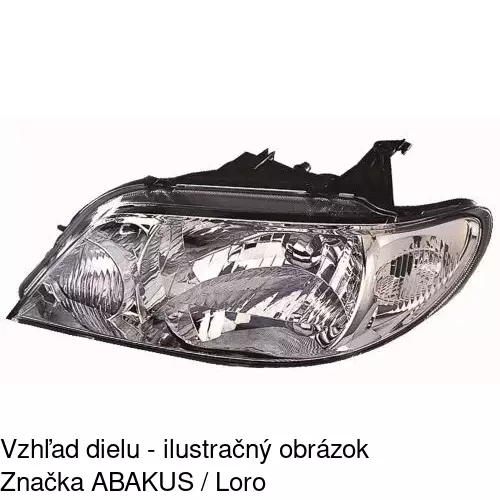 Hlavný reflektor POLCAR 4540101E