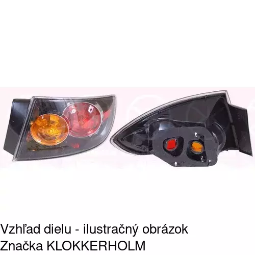 Zadné svetlo POLCAR 4541884E