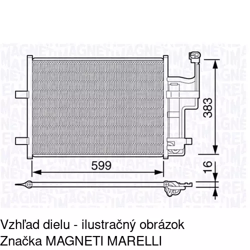 Chladiče klimatizácie 4541K81K /POLCAR/ - obr. 3