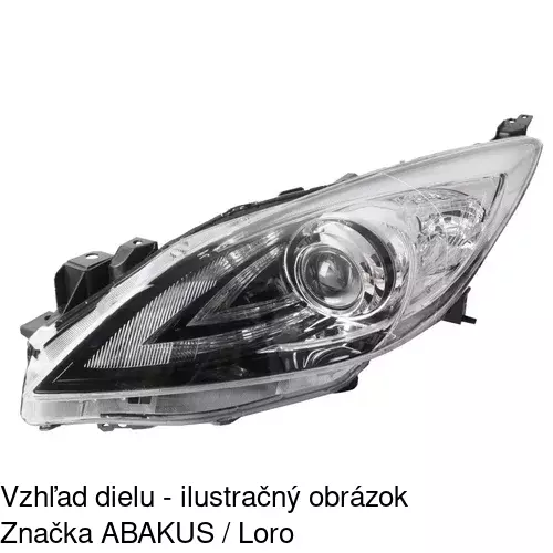 Hlavný reflektor 4542092E /POLCAR/ - obr. 1