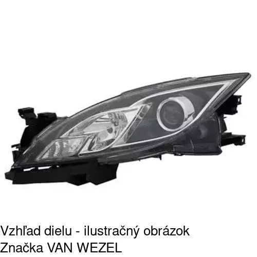 Hlavný reflektor 456009-E /POLCAR/ - obr. 2