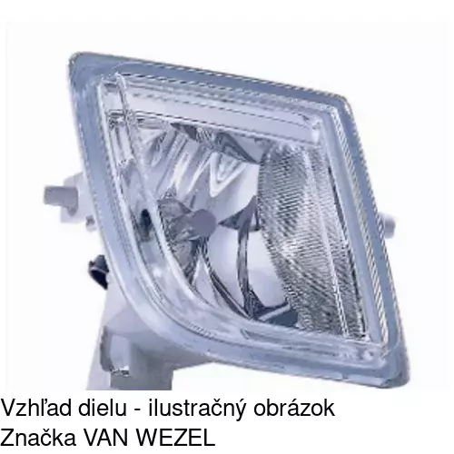 Hmlové svetlo - predné 456030-E /POLCAR/ - obr. 2