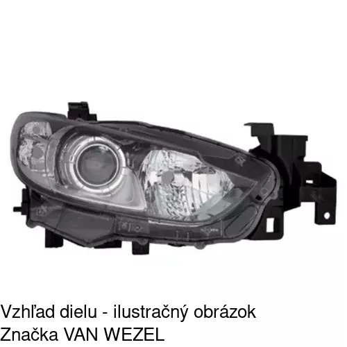 Hlavný reflektor 45D110-E /POLCAR/ - obr. 4