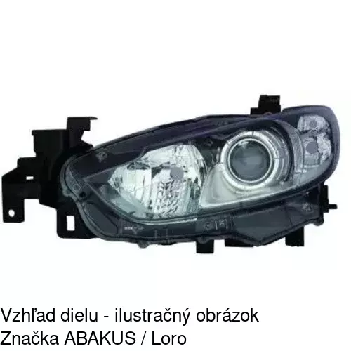 Hlavný reflektor 45D1100E /POLCAR/ - obr. 3