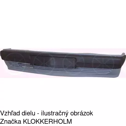 Predný nárazník 500107-4 /POLCAR/