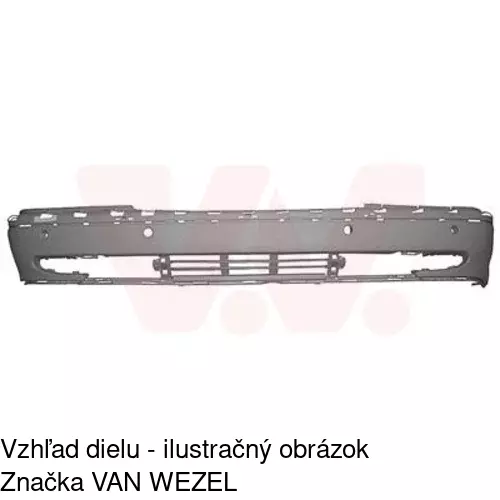 Predný nárazník POLCAR 50020711