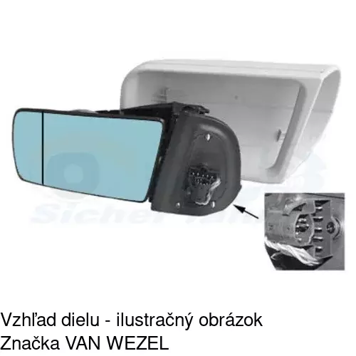 Vonkajšie zrkadlo 5002517M /POLCAR/ - obr. 4