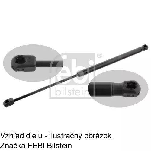 Plynová pružina 5002ABD /POLCAR/ - obr. 1