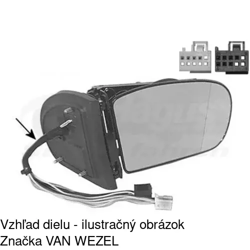 Vonkajšie zrkadlo 5003526M /POLCAR/ - obr. 5