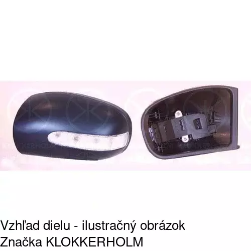 Rám vonkajšieho zrkadla POLCAR 500354PX