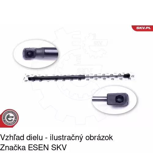 Plynová pružina 5003AB /POLCAR/ - obr. 4