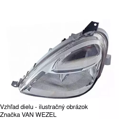 Hlavný reflektor 5005092E /POLCAR/ - obr. 4