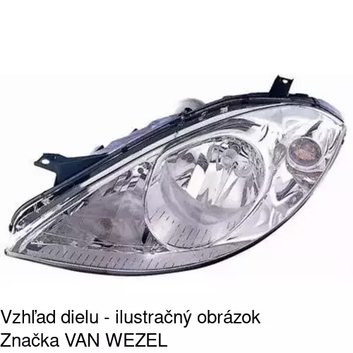 Hlavný reflektor 500609-E /POLCAR/ - obr. 5