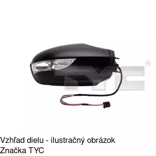 Vonkajšie zrkadlo 5006514E /POLCAR/ - obr. 1