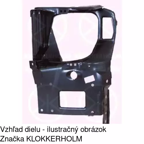 Držiak predného pásu POLCAR 501204-6