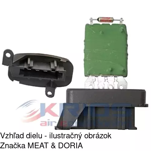 Ovládače klimatizácie 5012KST-1 /POLCAR/ - obr. 2