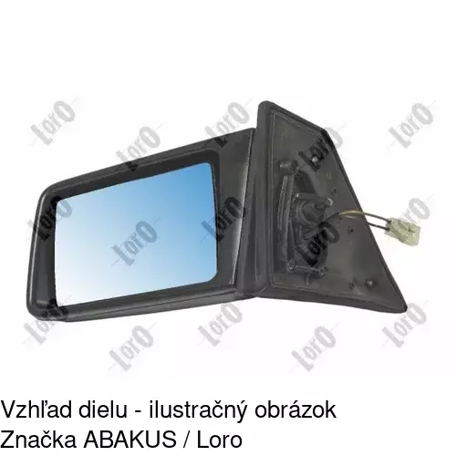 Vonkajšie zrkadlo 5014511M /POLCAR/ - obr. 5