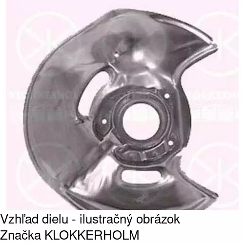 Brzdovy štít POLCAR 5014OT-2