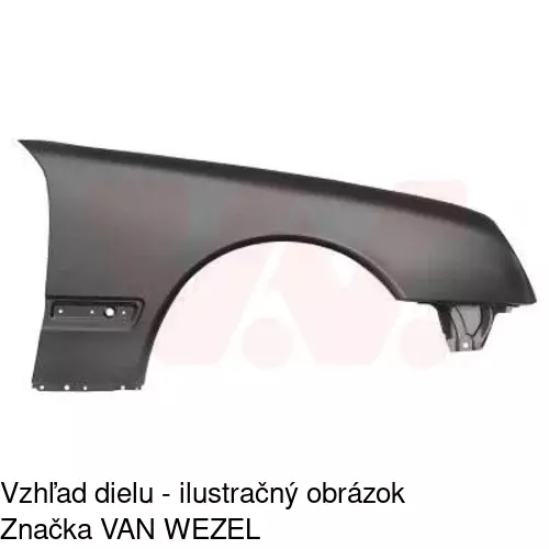 Predný blatník 501502-1 /POLCAR/ - obr. 2