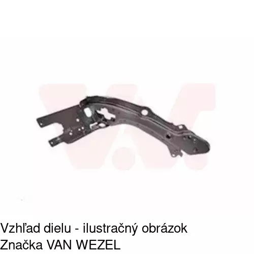 Držiak predného pásu 50160416 /POLCAR/ - obr. 1