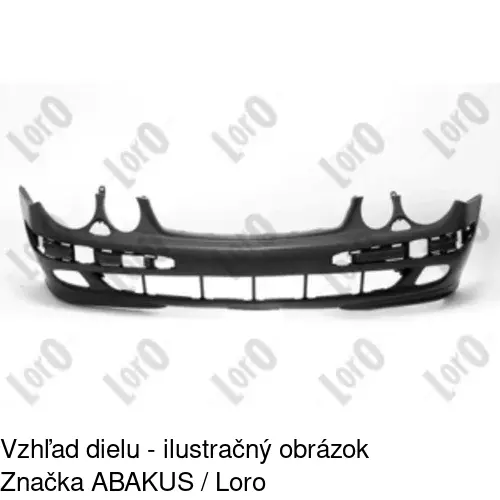 Predný nárazník 501607-2 /POLCAR/