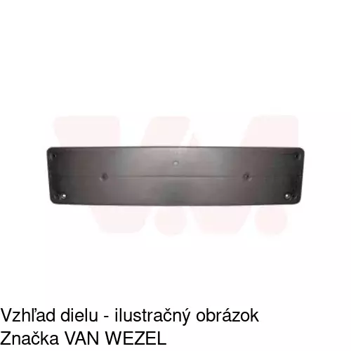 Držiak evidenčnej tabuľky 50160710 /POLCAR/ - obr. 1