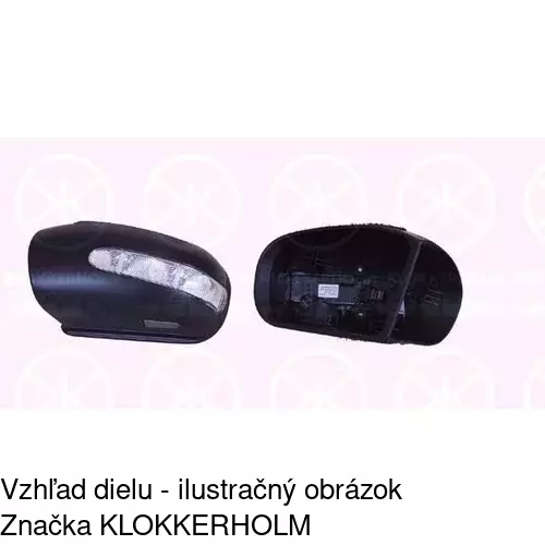 Rám vonkajšieho zrkadla 501654PM /POLCAR/ - obr. 1