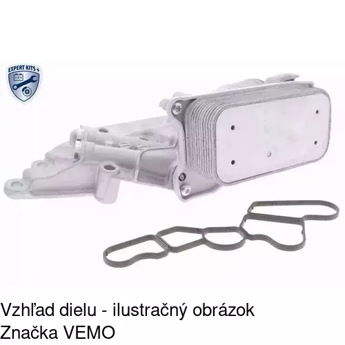 Chladiče oleja 5017L8-2 /POLCAR/ - obr. 2