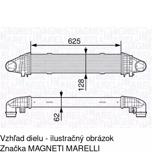 Chladiče vzduchu (Intercoolery) POLCAR 5018J81X