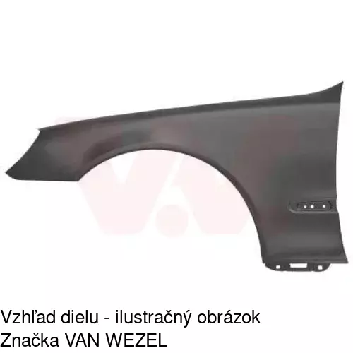 Predný blatník 502502 /POLCAR/ - obr. 1