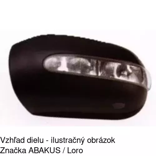 Rám vonkajšieho zrkadla 502555PM /POLCAR/ - obr. 3