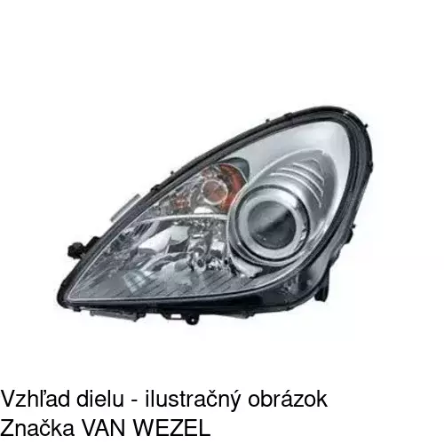 Hlavný reflektor 502809-E /POLCAR/ - obr. 1