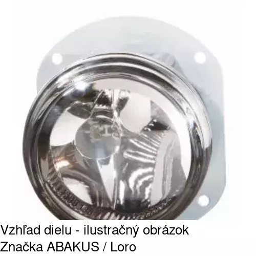 Hmlové svetlo - predné 502930-E /POLCAR/